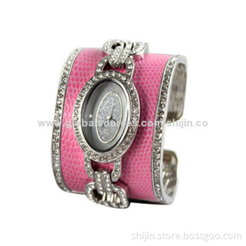 Fashion bracelet watch with Japan quartz movement for ladies, all alloy, vogue, OEM, made in China